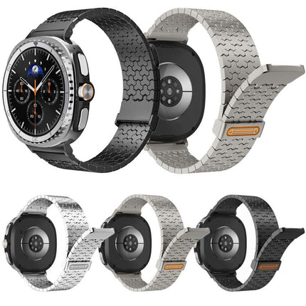 Y-Shaped Dual Magnetic Stainless Steel Watch Band, For Samsung Galaxy Watch8 / Watch8 Classic - DealBuddy