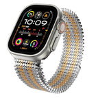 For Apple Watch 46mm / 49mm / 45mm / 44mm / Silver Infused Rose Gold