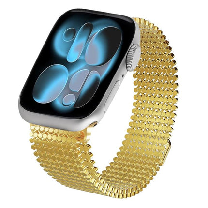 Molecular Arrangement Magnetic Stainless Steel Watch Band, For Apple Watch 46mm / 49mm / 45mm / 44mm, For Apple Watch 42mm / 41mm / 40mm / 38mm - DealBuddy