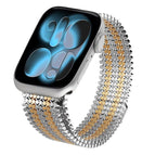 For Apple Watch 42mm / 41mm / 40mm / 38mm / Silver Infused Rose Gold