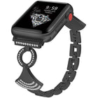 Shell-Inlaid Diamond  Metal Watch Band, For Apple Watch 46mm / 49mm / 45mm / 44mm, For Apple Watch 42mm / 41mm / 40mm / 38mm - DealBuddy