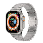 Mechanical-Style Butterfly Clasp Metal Watch Band, For Apple Watch 46mm / 49mm / 45mm / 44mm, For Apple Watch 42mm / 41mm / 40mm / 38mm - DealBuddy