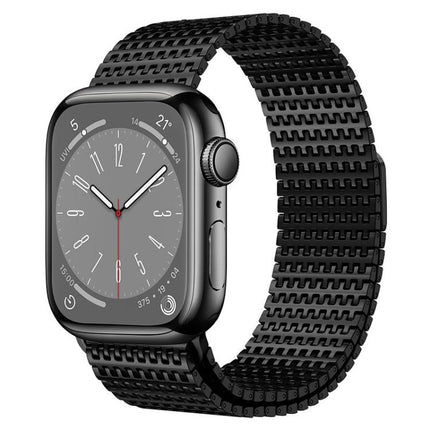 Pin-Chain Milanese Magnetic Watch Band, For Apple Watch 46mm / 49mm / 45mm / 44mm, For Apple Watch 42mm / 41mm / 40mm / 38mm - DealBuddy