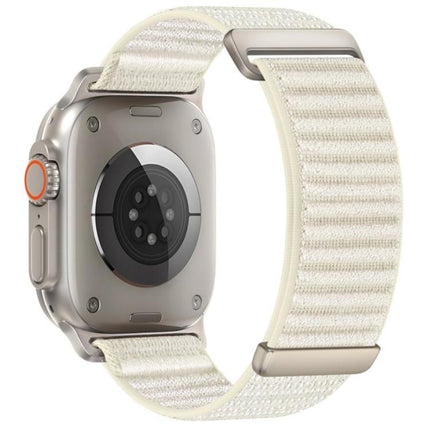 Two-section Mountain Pattern Hook And Loop Fastener Nylon Watch Band, For Apple Watch 46mm / 49mm / 45mm / 44mm, For Apple Watch 42mm / 41mm / 40mm / 38mm - DealBuddy