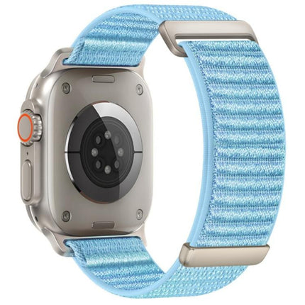 Two-section Mountain Pattern Hook And Loop Fastener Nylon Watch Band, For Apple Watch 46mm / 49mm / 45mm / 44mm, For Apple Watch 42mm / 41mm / 40mm / 38mm - DealBuddy