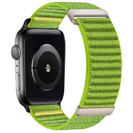 Two-section Mountain Pattern Hook And Loop Fastener Nylon Watch Band, For Apple Watch 46mm / 49mm / 45mm / 44mm, For Apple Watch 42mm / 41mm / 40mm / 38mm - DealBuddy