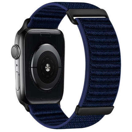 Two-section Mountain Pattern Hook And Loop Fastener Nylon Watch Band, For Apple Watch 46mm / 49mm / 45mm / 44mm, For Apple Watch 42mm / 41mm / 40mm / 38mm - DealBuddy