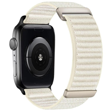 Two-section Mountain Pattern Hook And Loop Fastener Nylon Watch Band, For Apple Watch 46mm / 49mm / 45mm / 44mm, For Apple Watch 42mm / 41mm / 40mm / 38mm - DealBuddy