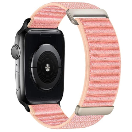 Two-section Mountain Pattern Hook And Loop Fastener Nylon Watch Band, For Apple Watch 46mm / 49mm / 45mm / 44mm, For Apple Watch 42mm / 41mm / 40mm / 38mm - DealBuddy
