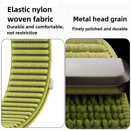 Two-section Mountain Pattern Hook And Loop Fastener Nylon Watch Band, For Apple Watch 46mm / 49mm / 45mm / 44mm, For Apple Watch 42mm / 41mm / 40mm / 38mm - DealBuddy
