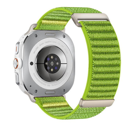 Two-section Mountain Pattern Hook And Loop Fastener Nylon Watch Band, For Samsung Galaxy Watch Ultra 47mm / Ultra 2025 - DealBuddy