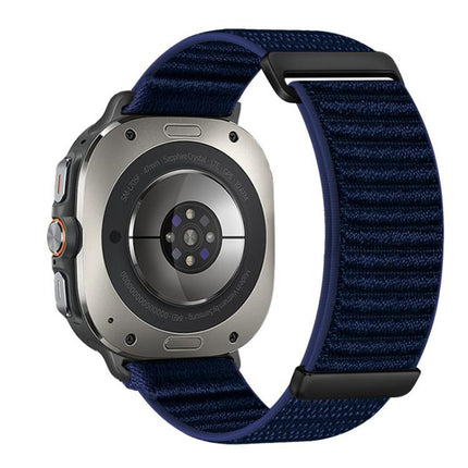 Two-section Mountain Pattern Hook And Loop Fastener Nylon Watch Band, For Samsung Galaxy Watch Ultra 47mm / Ultra 2025 - DealBuddy