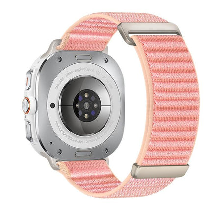 Two-section Mountain Pattern Hook And Loop Fastener Nylon Watch Band, For Samsung Galaxy Watch Ultra 47mm / Ultra 2025 - DealBuddy