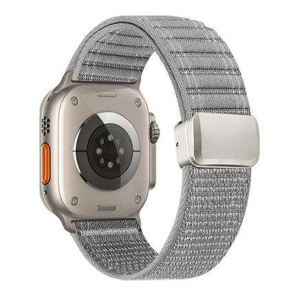 Magnetic Buckle Wave Pattern Nylon Watch Band, For Apple Watch 46mm / 49mm / 45mm / 44mm, For Apple Watch 42mm / 41mm / 40mm / 38mm - DealBuddy
