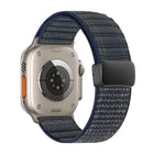 Magnetic Buckle Wave Pattern Nylon Watch Band, For Apple Watch 46mm / 49mm / 45mm / 44mm, For Apple Watch 42mm / 41mm / 40mm / 38mm - DealBuddy