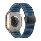 Magnetic Buckle Wave Pattern Nylon Watch Band, For Apple Watch 46mm / 49mm / 45mm / 44mm, For Apple Watch 42mm / 41mm / 40mm / 38mm - DealBuddy