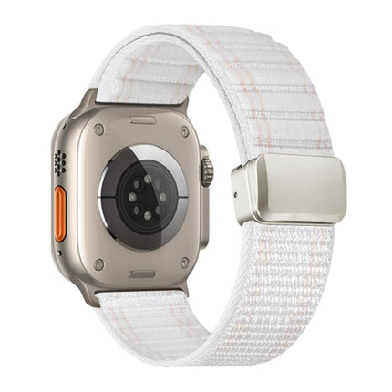 Magnetic Buckle Wave Pattern Nylon Watch Band, For Apple Watch 46mm / 49mm / 45mm / 44mm, For Apple Watch 42mm / 41mm / 40mm / 38mm - DealBuddy