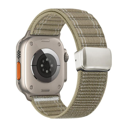 Magnetic Buckle Wave Pattern Nylon Watch Band, For Apple Watch 46mm / 49mm / 45mm / 44mm, For Apple Watch 42mm / 41mm / 40mm / 38mm - DealBuddy