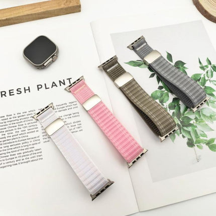 Magnetic Buckle Wave Pattern Nylon Watch Band, For Apple Watch 46mm / 49mm / 45mm / 44mm, For Apple Watch 42mm / 41mm / 40mm / 38mm - DealBuddy