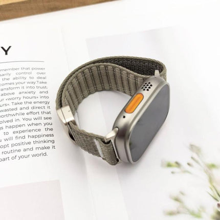 Magnetic Buckle Wave Pattern Nylon Watch Band, For Apple Watch 46mm / 49mm / 45mm / 44mm, For Apple Watch 42mm / 41mm / 40mm / 38mm - DealBuddy