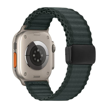 Off Road Magnetic Buckle Braided Nylon Loop Watch Band, For Apple Watch 46mm / 49mm / 45mm / 44mm, For Apple Watch 42mm / 41mm / 40mm / 38mm - DealBuddy