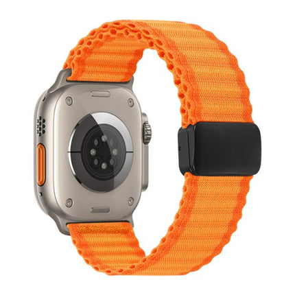 Off Road Magnetic Buckle Braided Nylon Loop Watch Band, For Apple Watch 46mm / 49mm / 45mm / 44mm, For Apple Watch 42mm / 41mm / 40mm / 38mm - DealBuddy