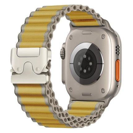 Parachute Buckle Off Road Wide Ribbed Nylon Watch Band, For Apple Watch 46mm / 49mm / 45mm / 44mm, For Apple Watch 42mm / 41mm / 40mm / 38mm - DealBuddy