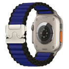 Parachute Buckle Off Road Wide Ribbed Nylon Watch Band, For Apple Watch 46mm / 49mm / 45mm / 44mm, For Apple Watch 42mm / 41mm / 40mm / 38mm - DealBuddy