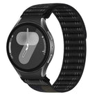 Press Button Wave Texture Nylon Hook And Loop Fastener Watch Band, For Samsung Galaxy Watch FE / 7 / 6 / 5 / 4 - DealBuddy