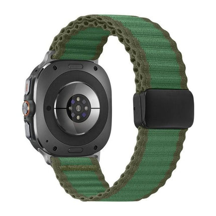 Off Road Magnetic Buckle Braided Nylon Loop Watch Band, For Samsung Galaxy Watch Ultra 47mm / Ultra 2025 - DealBuddy