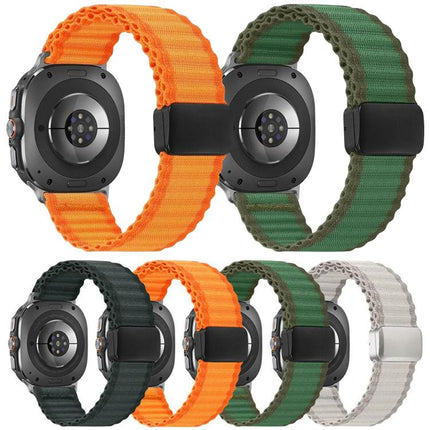 Off Road Magnetic Buckle Braided Nylon Loop Watch Band, For Samsung Galaxy Watch Ultra 47mm / Ultra 2025 - DealBuddy