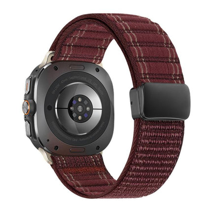 Magnetic Buckle Wave Pattern Nylon Watch Band, For Samsung Galaxy Watch Ultra 47mm / Ultra 2025 - DealBuddy