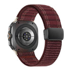 Magnetic Buckle Wave Pattern Nylon Watch Band, For Samsung Galaxy Watch Ultra 47mm / Ultra 2025 - DealBuddy