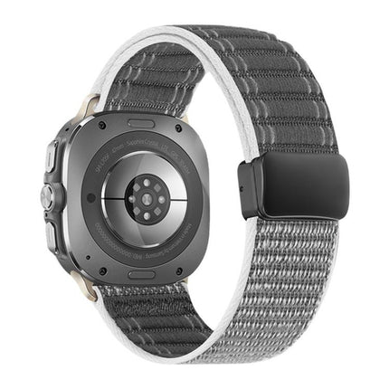 Magnetic Buckle Wave Pattern Nylon Watch Band, For Samsung Galaxy Watch Ultra 47mm / Ultra 2025 - DealBuddy