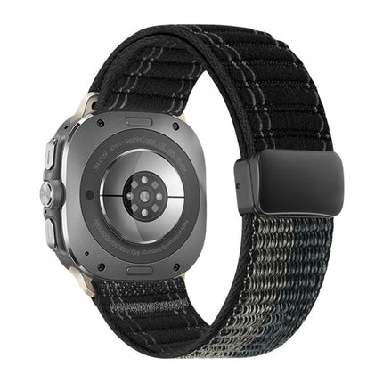 Magnetic Buckle Wave Pattern Nylon Watch Band, For Samsung Galaxy Watch Ultra 47mm / Ultra 2025 - DealBuddy