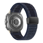 Magnetic Buckle Wave Pattern Nylon Watch Band, For Samsung Galaxy Watch Ultra 47mm / Ultra 2025 - DealBuddy
