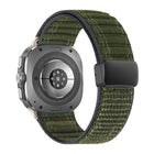 Magnetic Buckle Wave Pattern Nylon Watch Band, For Samsung Galaxy Watch Ultra 47mm / Ultra 2025 - DealBuddy