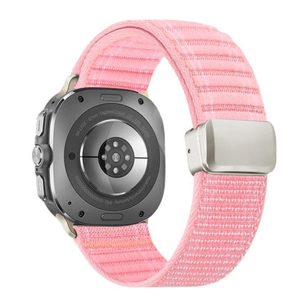 Magnetic Buckle Wave Pattern Nylon Watch Band, For Samsung Galaxy Watch Ultra 47mm / Ultra 2025 - DealBuddy