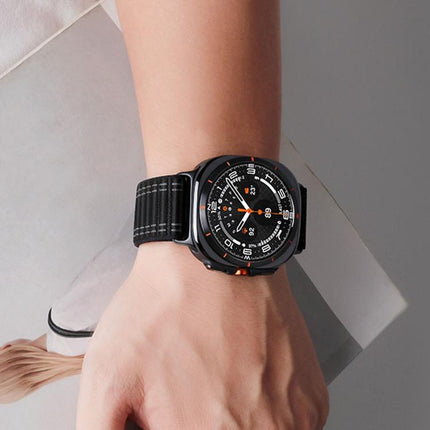 Magnetic Buckle Wave Pattern Nylon Watch Band, For Samsung Galaxy Watch Ultra 47mm / Ultra 2025 - DealBuddy