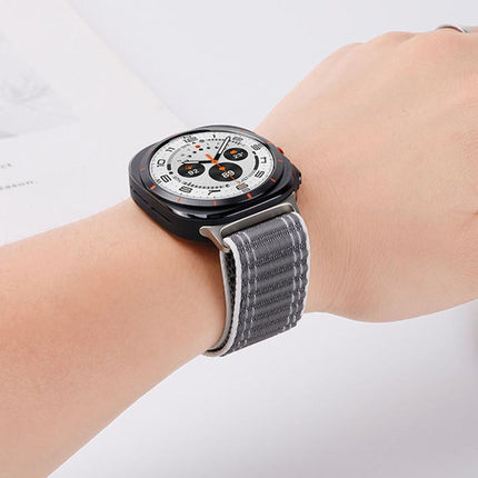 Magnetic Buckle Wave Pattern Nylon Watch Band, For Samsung Galaxy Watch Ultra 47mm / Ultra 2025 - DealBuddy