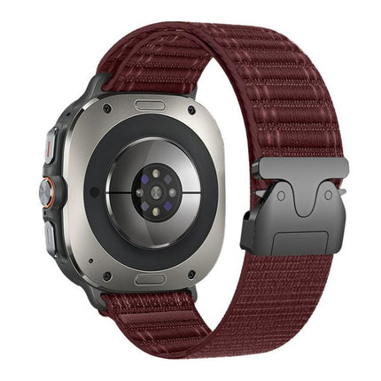 Parachute Buckle Wave Texture Nylon Watch Band, For Samsung Galaxy Watch Ultra 47mm / Ultra 2025 - DealBuddy