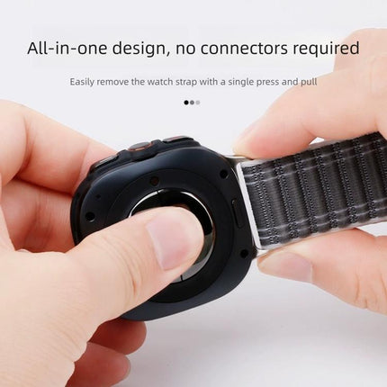 Parachute Buckle Wave Texture Nylon Watch Band, For Samsung Galaxy Watch Ultra 47mm / Ultra 2025 - DealBuddy