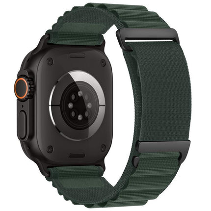 C Buckle Two-Section High Mountain Loop Nylon Watch Band, For Apple Watch 46mm / 49mm / 45mm / 44mm, For Apple Watch 42mm / 41mm / 40mm / 38mm - DealBuddy