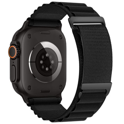 C Buckle Two-Section High Mountain Loop Nylon Watch Band, For Apple Watch 46mm / 49mm / 45mm / 44mm, For Apple Watch 42mm / 41mm / 40mm / 38mm - DealBuddy