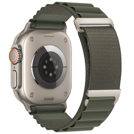 C Buckle Two-Section High Mountain Loop Nylon Watch Band, For Apple Watch 46mm / 49mm / 45mm / 44mm, For Apple Watch 42mm / 41mm / 40mm / 38mm - DealBuddy