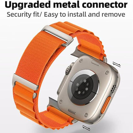 C Buckle Two-Section High Mountain Loop Nylon Watch Band, For Apple Watch 46mm / 49mm / 45mm / 44mm, For Apple Watch 42mm / 41mm / 40mm / 38mm - DealBuddy
