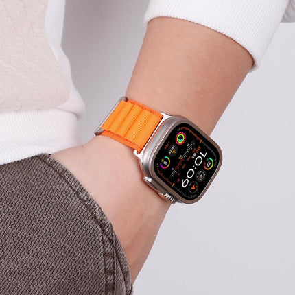 C Buckle Two-Section High Mountain Loop Nylon Watch Band, For Apple Watch 46mm / 49mm / 45mm / 44mm, For Apple Watch 42mm / 41mm / 40mm / 38mm - DealBuddy