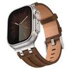 For Apple Watch 46mm / 49mm / 45mm / 44mm / Bronze Crazy Horse