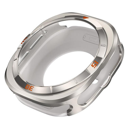 Time Pattern Metal Aluminium Alloy PC Watch Protective Cover, For Samsung Galaxy Watch Ultra 47mm - DealBuddy