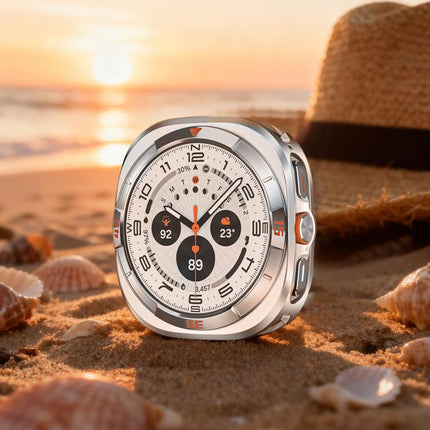 Time Pattern Metal Aluminium Alloy PC Watch Protective Cover, For Samsung Galaxy Watch Ultra 47mm - DealBuddy